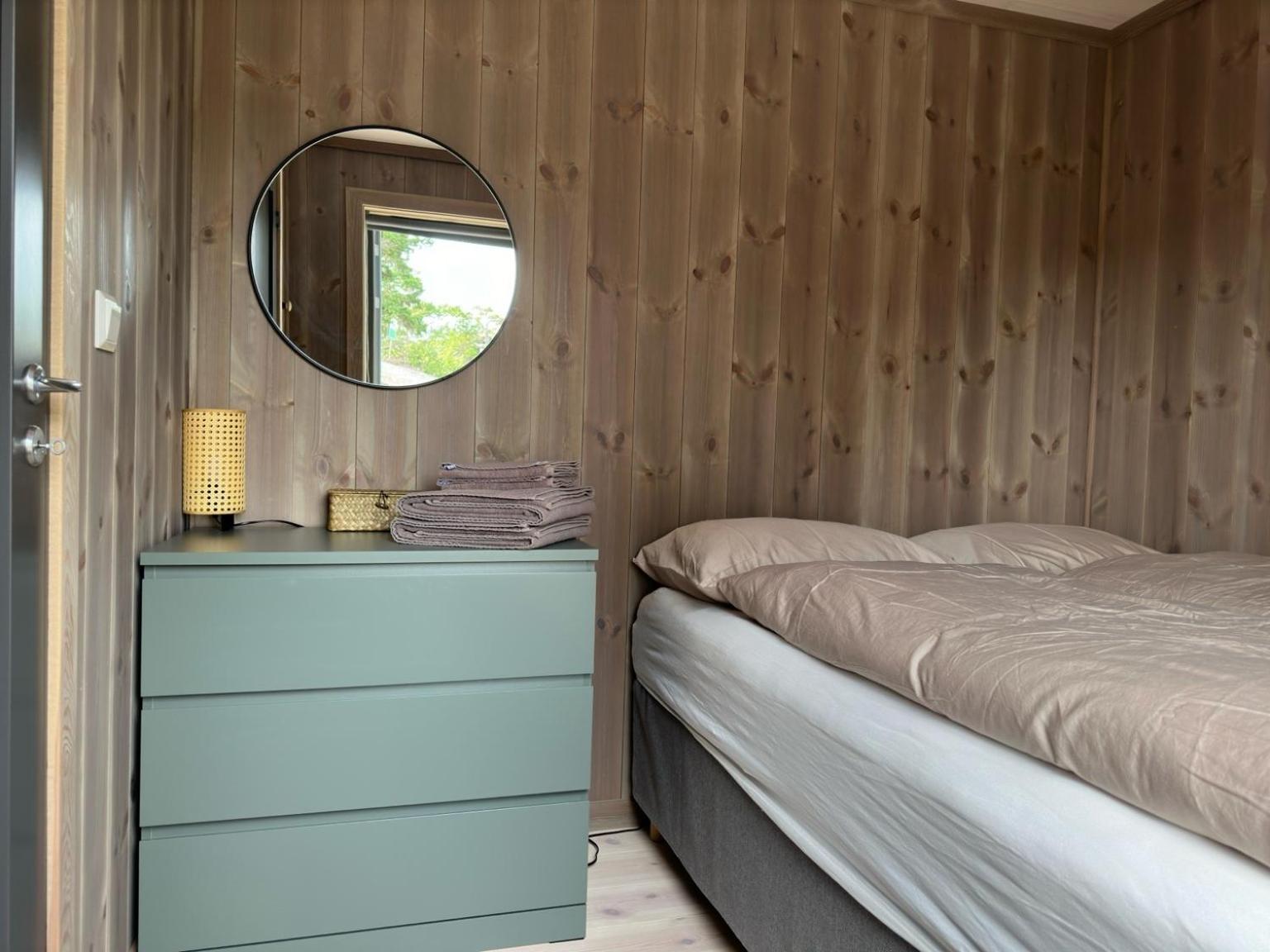 Modern Northern Lights Cabin Drangedal Bagian luar foto
